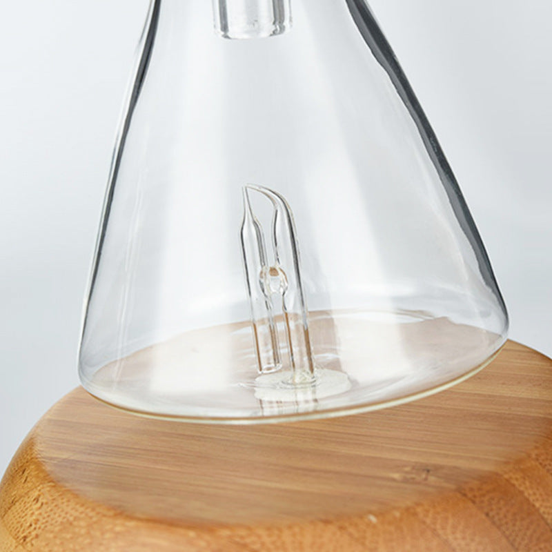 Wood grain waterless oil diffuser