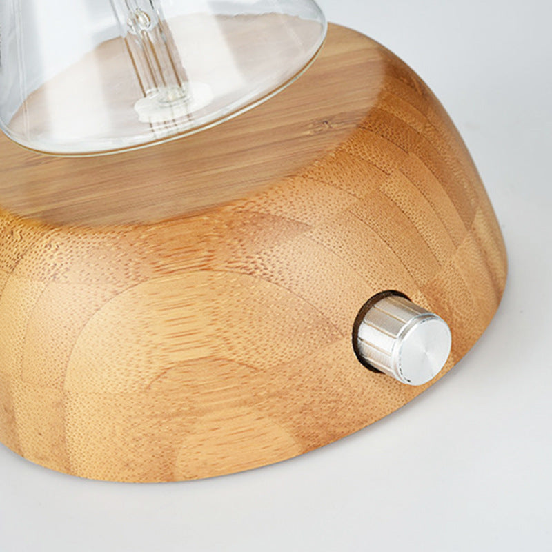 Wood grain waterless oil diffuser